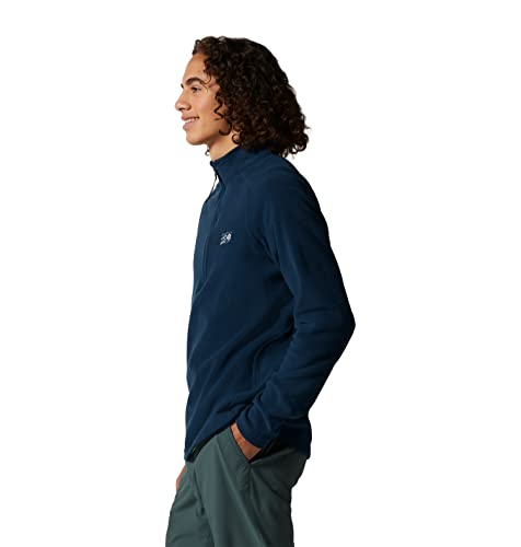 Image of Mountain Hardwear Men's MHW Logo 1 /4 Zip for Travel, Camping, and Casual Wear