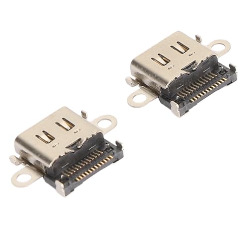 互換性のあるSwitch Lite用タイプC充電ポート、USB Cコンソールドックコネクタ充電器ソケット、互換性のあるマシン用多目的使用 HDH 001 2個