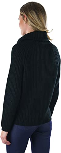 Image of ToBeInStyle Women's Classic Knit Fold Over Turtleneck Pullover
