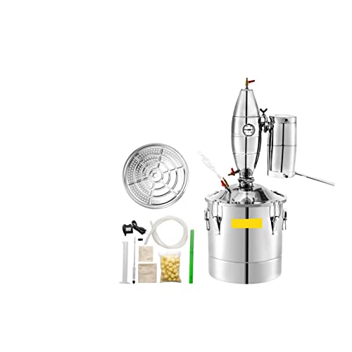 20/30/50/70L Automatic Alcohol Distiller Machine Brewing Equipment DIY Home Moonshine Still Wine Boiler Beer Dispenser Kit For Beginners DIY Use(20L)