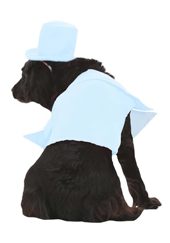 Disfraz Iconic Pet Tuxedo Azul Claro Talla S miniatura 2
