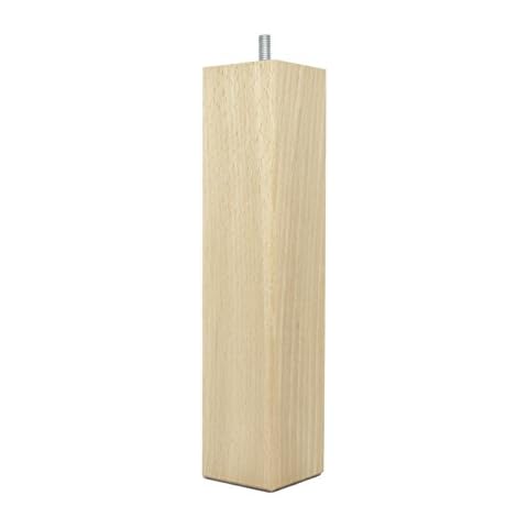 La Fabrique de Pieds Die fertigt-Füße am20170059 Spiel von 4 Füße im Bett Holz lackiert Klar 25 x 5,5 x 5,5 cm Cover