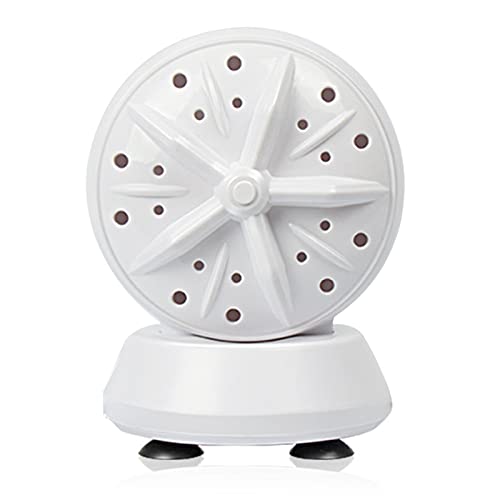 Portable Travel Washing Machine High-Power Mini Laundry Machine Double-Turbine Waving Washer 24W(Automatic Cycle Cleaning Version/ 4-Speed Adjustable Version)