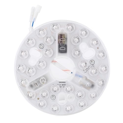 SENECESLI 5.3Inch Panel de Reemplazo de Luz del Ventilador de Techo de 15W, 5.3 en Kit de Luz LED, 3CCT 3000K 4200K 6500K, DIMBILE 100-5%, Repuestos de Ventiladores de Techo