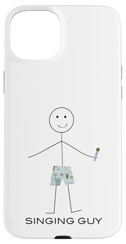 Funny Men Singing Guy, Boy Singer �X�}�z�P�[�X iPhone 15 Plus �p