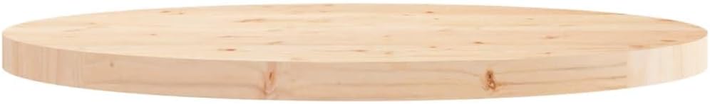 vidaXL Table Top Round Ø27.6x1.2 Solid Wood Pine