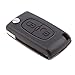 Replace Your Peugeot 207 307 Car Smart Key Fob with Chip - Complete Programmed Unit Ready for Use - 433Mhz ID46 Chip - VA2 Blade - Boost Your Car's Security Now