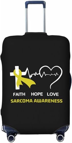 Sarcoma Awareness Travel Luggage Cover Suitable for 18-32 inch Luggage Cases