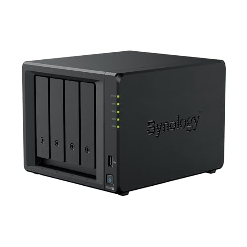Synology DS425+ 32TB Bundle Seagate (4X 8TB Seagate Ironwolf) 4 Bay Desktop NAS; z czterordzeniowym procesorem Intel Celeron J4125, pamięć RAM 2 GB DDR4 z możliwością rozbudowy do 6 GB