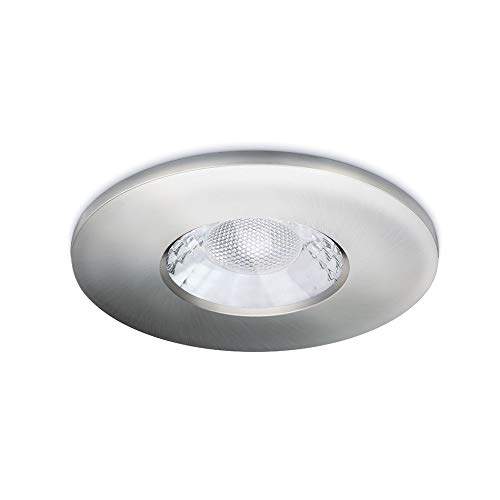 JCC JC010016/BN Fireguard Next Generation Mains Twist and Lock Unlamped Showerlight IP65 Brushed Nickel
