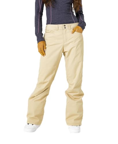 Roxy Women's Tailored Backyard Snow Pants, Pebble