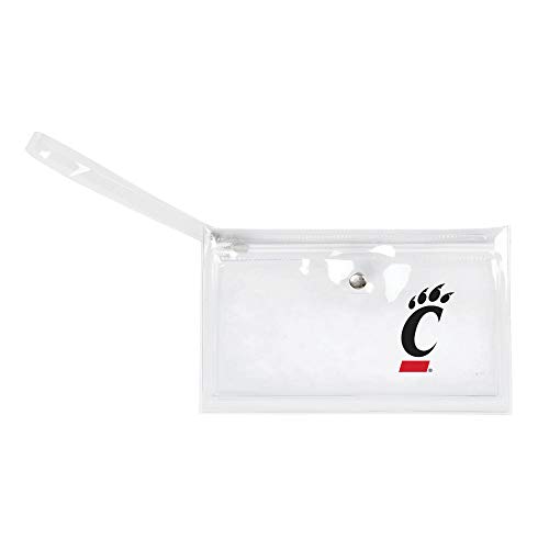 Image of Littlearth - LIWXY NCAA Cincinnati Bearcats Unisex Ncaancaa Ticket Wristlet, Clear, 9 inch by 5.25 inch