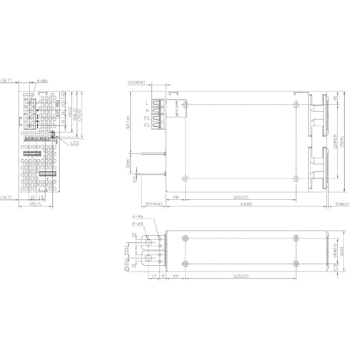 Alimentation Industrielle 24V 44A TDK Lambda SWS1000L-24 transformateur 1056W - 2
