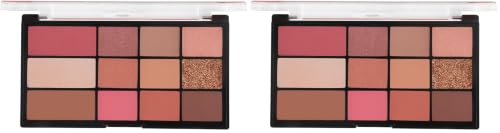 Image of MARS All I Need Makeup And Eyeshadow Powder Kit | 9 Eyeshadows With Blusher Bronzer And Highlighter | Matte Long Lasting & Highly Pigmented (21.5 G) (Multicolor-01) (Pack of 2)