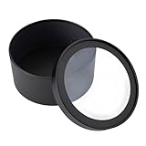 Cubo decorativo redondo floral con tapa segura, ideal para envolver y celebraciones, caja de embalaje de flores con ventana, cubo de flores para el día de la madre