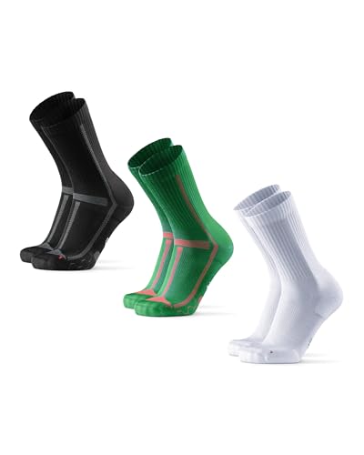 Image of DANISH ENDURANCE Ultra-Comfort Crew Running Socks, Performance Socks, Men & Women - 3 or 5 Pack