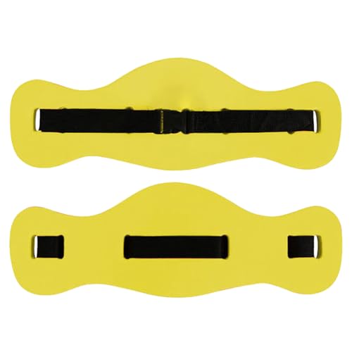 Cintura da nuoto per adulti e bambini, cintura galleggiante con schienale in schiuma EVA per allenamento di nuoto, esercizi in piscina, acquagym e ausilio per l'apprendimento del (Yellow2, One Size)