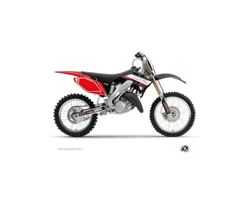 Kit deco moto cross Honda 250 CR Kutvek noir pour circuit