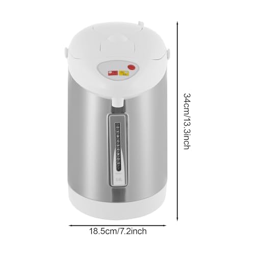 Tetera eléctrica de acero inoxidable 3L 750W miniatura 6