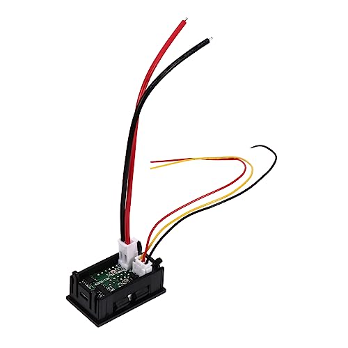 SOLUSTRE Led Digital Voltmeter Ammeter Dc Voltage Detector for Battery Monitoring