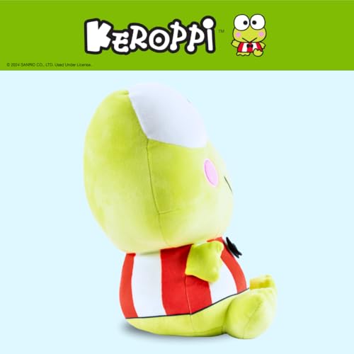 Image of Franco Calm Keroppi Bedding Super Soft Plush Calming 3Lb Weighted Cuddle Pillow Buddy, Comfort Pillow, (Officially Licensed Product)