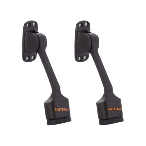 GAIYERA Pack of 2 Door Stoppers Rubber for Home with Screw Super Bullet, Brown Finish, 5 Inch (B0B2N2HQKV) Amazon Price History, Amazon Price Tracker