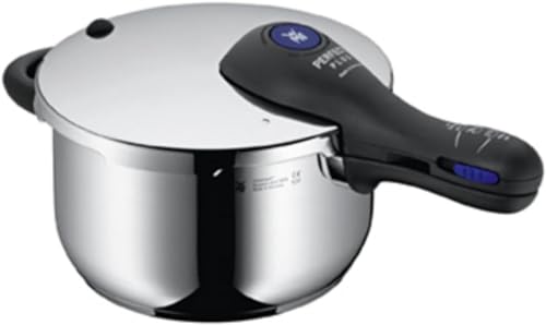 WMF Perfect Plus Schnellkochtopf Induktion 4,5l, Dampfkochtopf, Cromargan Edelstahl poliert, 2...