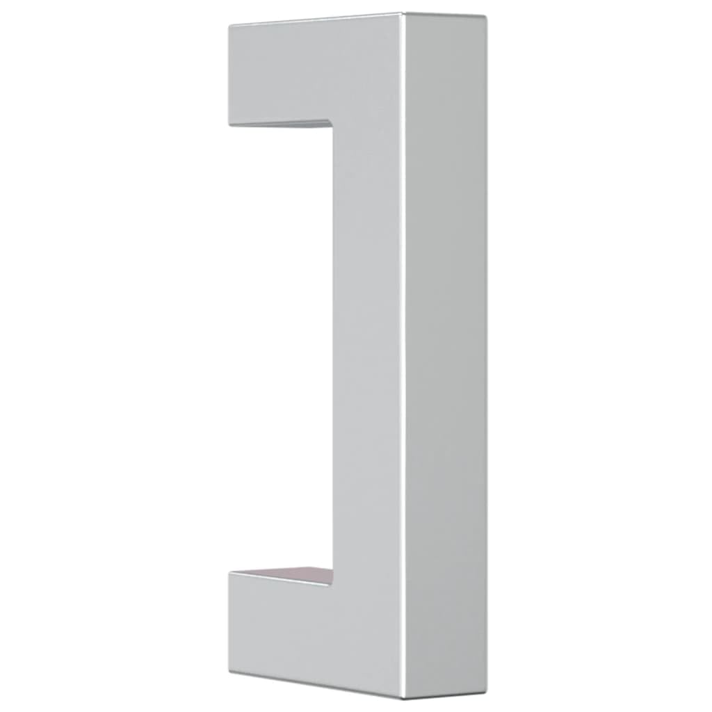 Set di 20 maniglie per mobili, in acciaio inox, colore argento, distanza tra i fori di 64 mm, per cassetti, armadi, cassettiere, cucina, bagno, superficie spazzolata, per ristrutturazione e
