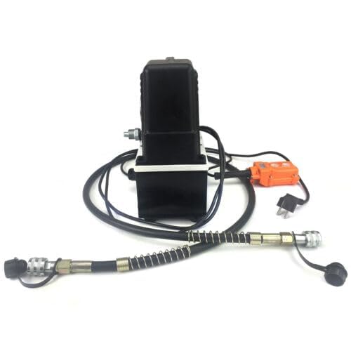 Elektrische Hydraulikpumpe 1200W - Hochleistungs Elektrohydraulik Pumpe mit 70MPa Druck und 3L Fassung, 220V Hydraulikaggregat für Industrie und Heimgebrauch