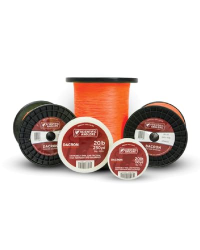 Scientific Anglers Backing Dacron 100 yd Fly Line, Mixed Color, 30 lb