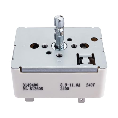 SuperDi 3149400 3148954 WP3149400 3148953 3148951 Infinite Range Switch Fits for Whirlpool Am-ana range switch stove parts WP3148953 WP3148954 WP3148951 812608 9148953 311859 310180 PS11740783
