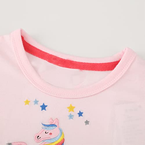 Image of Toddler Girls Tutu Dresses Cute Casual Short Sleeve Dress for Summer Daily Home School Party 2-8T