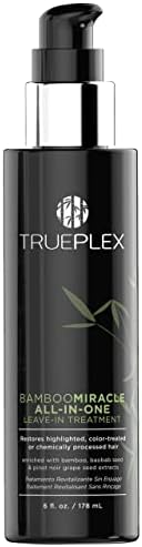 KERATHERAPY Trueplex Bamboo Miracle All-In-One Conditioning Treatment, 6 oz., 178 ml - Vegan Leave in Hair Strengthener with Baobab, Grape Seeds & Bamboo Extract for Color Treated, Dry & Damaged Hair