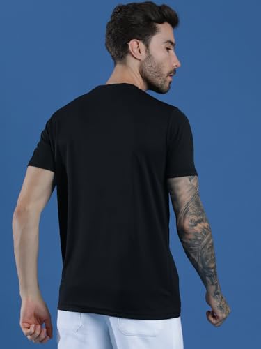 Image of EPPE Men's Round Collar T-Shirt | Regular & Dry Fit Summer Stylish Casual Tee | Polyester Half Sleeve T-Shirts for Men.