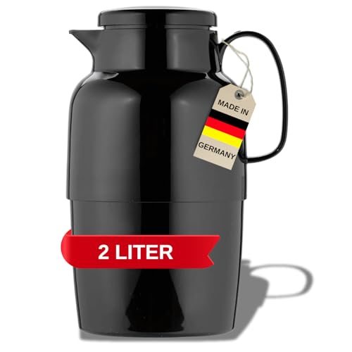 Helios Mondo Pichet Isotherme en Plastique Noir 2 l