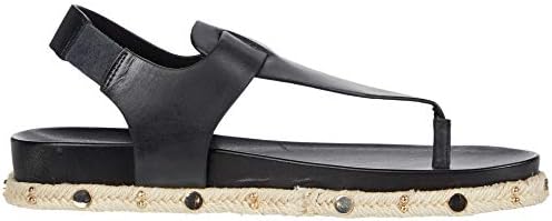 Vince Camuto Women's Footwear Women's Aeronta Flat Sandal, Black, 5 | Image 5