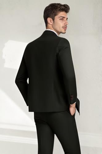 Men's Suits for Men Slim Fit Double Breasted Suit Men 2 Piece Suit Tuxedos Slim Fit Wedding Party Business Prom Suits3