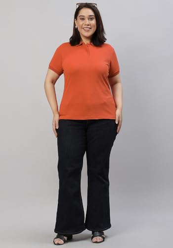Image of Wear Your Opinion Womens Plus Size Polo Collar Neck T-Shirt Top