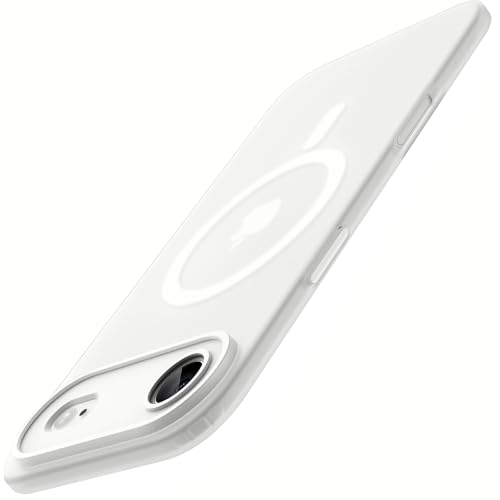 JETech Cover Opaca per iPhone 17 Air Compatibile con MagSafe, Obiettivo Fotocamera Protezione Completa, Custodia Morbida in TPU Satinato Traslucido, Anti-Impronta (Traslucida)