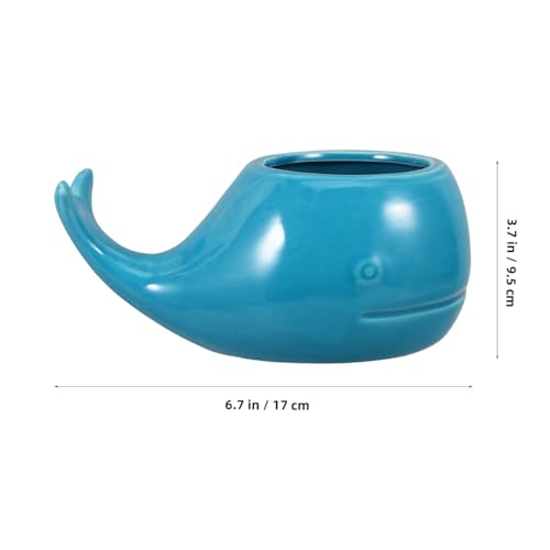 Taza de cerámica con diseño de ballena 450 ml miniatura 6