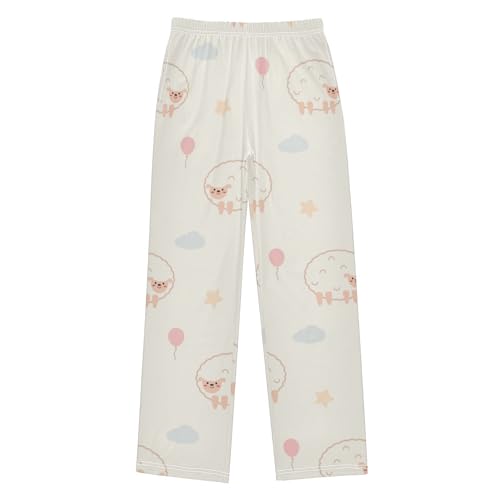Balloon Sheep Boys Pants Boys Athletic Pants Long Pant for Boywith Pockets Wide-Leg Size 6-14Y