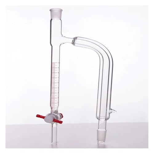 Tube de réception 5ml 10ml en verre borosilicaté avec valve PTFE 14/20