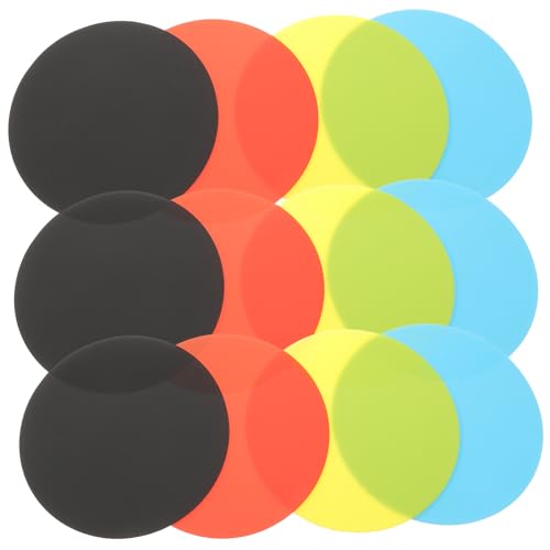 PRETYZOOM 12Pcs Silicone Jar Opener Pads Heat Insulation Coasters for Weak Hands Non Slip Gripper for Jars and Bottles Multi Purpose Kitchen Essential