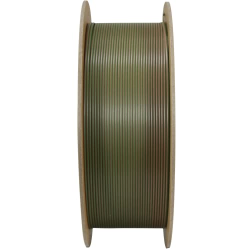 Image of Polymaker Matte PLA Filament Matte Camouflage (Dark Green-Brown) 1.75mm 1kg 3D Printing Filament, PolyTerra 3D Printer