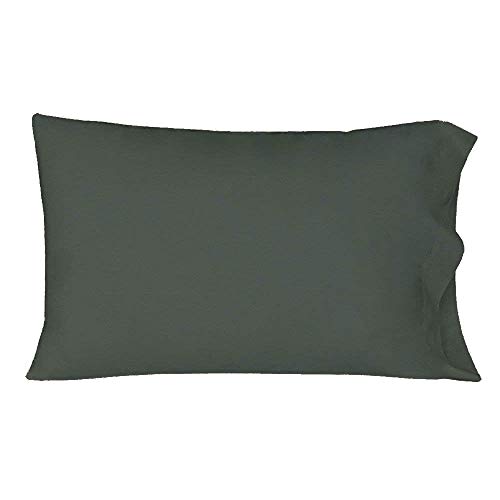 Cotton 600 TC Pillow Cover, 17 x 27 Inch, Grey, 2 Pieces