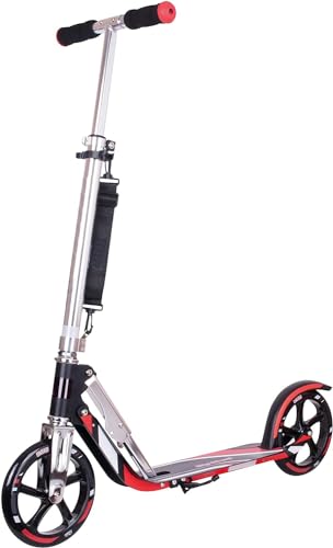 LEEYV Scooter for Kid Age 8-12,Foldable Scooter for Kids & Adults – Durable Aluminum Frame, 220lb Capacity-Lightweight and High Performance Big Wheels Sooter