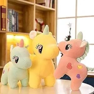 Unicorn Soft Toy, Teddy Bear, Stuffed Soft Toy,Soft Toys,Birthday Gift,Home Decor, Cute Kids Birthday Animal Baby Boys/Girls 22 cm Small (Set of 3 Piece) (B0DBHXY66V) Amazon Price History, Amazon Price Tracker