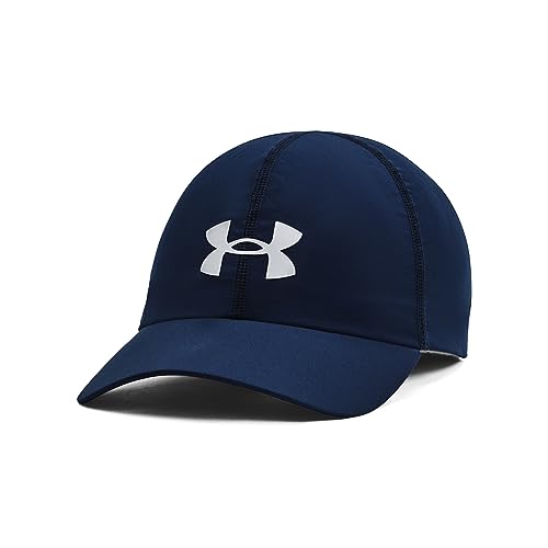 Under Armour Boné masculino Shadow Run Adjustible, Academia (408)/Refletivo, Tamanho nica