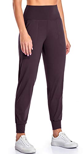 Image of Oalka Women's Joggers High Waist Yoga Pockets Sweatpants Sport Workout Pants