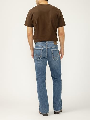 Image of Silver Jeans Co. Men's Zac Relaxed Fit Straight Leg Jean - Legacy